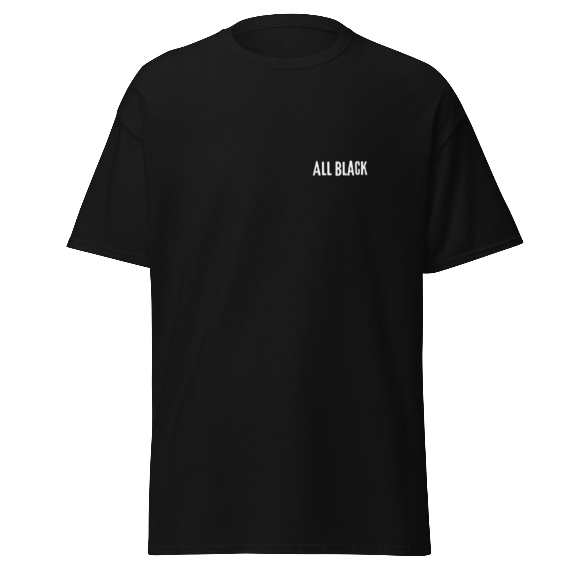 All black