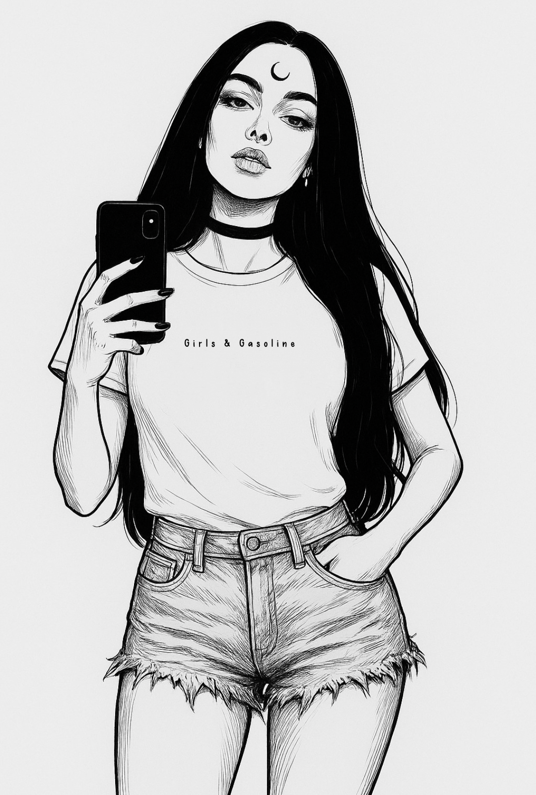 Girls&Gasoline White